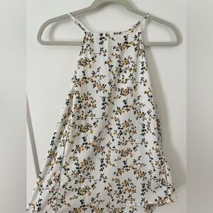Dee Elly Flowy Square Neck Floral Tank Top - Women's M